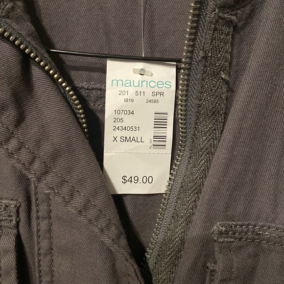 Maurices Gray Utility Jacket - Picture 3 of 5